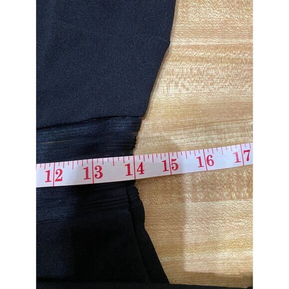 Lulu's Black Dress Sheer Sleeves and Waist Size M NWT - Picture 9 of 12